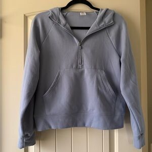 RBX Women's Soft Blue Half-Zip Hoodie